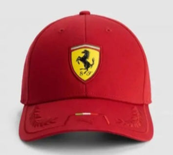 PUMA Scuderia Ferrari F1 Italian Stripe Cap - Red- One Size Fits Most
