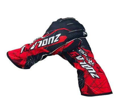 Zuolaya Racing Gloves, Sim Racing Gloves, Red, Size M - Apex Mind Racing